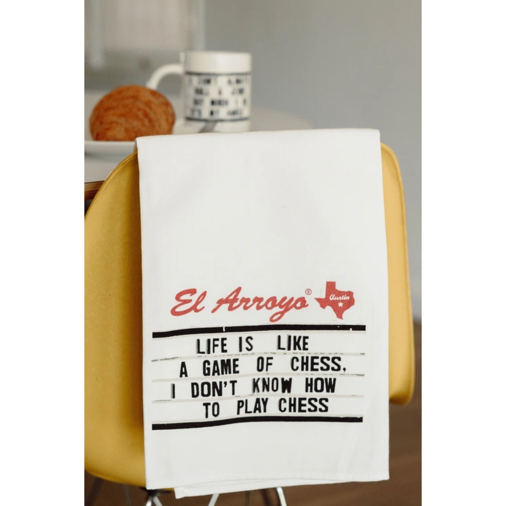 El Arroyo Tea Towel - Chess
